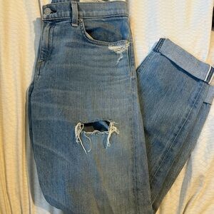 Rag & Bone Distressed Blue Jeans